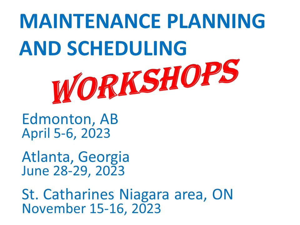 Richard Palmer Maintenance and Planning Scheduling Workshop