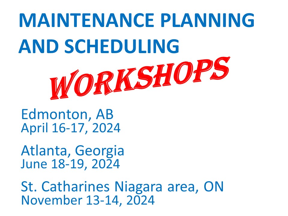 Richard Palmer Maintenance and Planning Scheduling Workshop