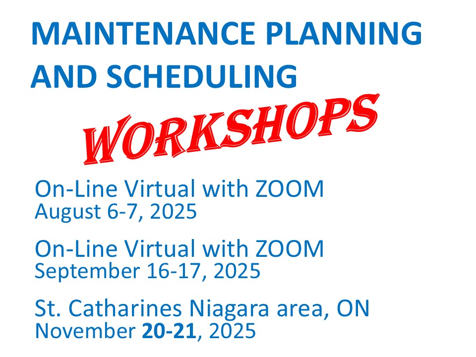 Richard Palmer Maintenance and Planning Scheduling Workshop