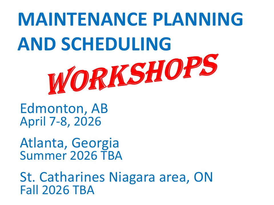 Richard Palmer Maintenance and Planning Scheduling Workshop