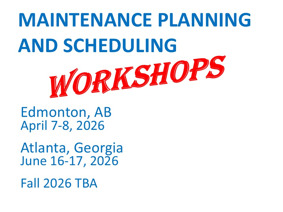 Richard Palmer Maintenance and Planning Scheduling Workshop